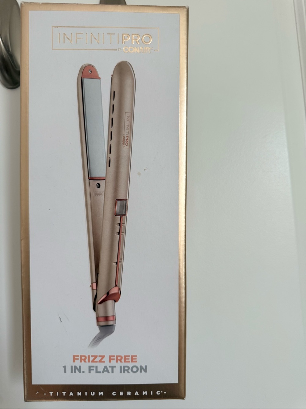 InfinitiPRO by Conair Frizz Free 1" Flat Iron - Rose Gold